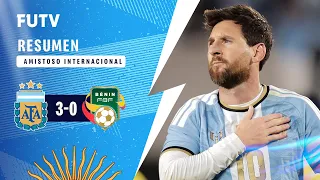 Resumen: Argentina 3-0 Benín / Amistoso 2026