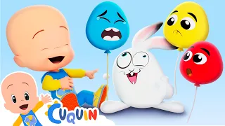 ¿Qué les pasa a los globitos bebé? 🎈 Aprende los colores con Cuquín y Fantasma | Vídeos educativos
