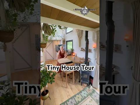 She lives full time in her beautiful tiny house