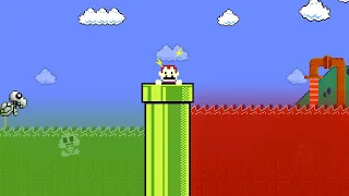Super Mario Bros. but Acid and Lava floor