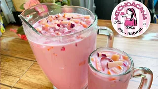 Receta de agua de frutas estilo "La Michoacana" (RECETA COMPLETA PASO A PASO)