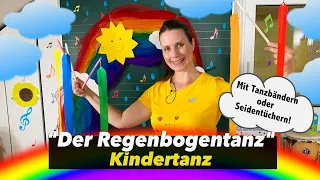 "Der Regenbogentanz" | Kindertanz mit Bändern/Seidentüchern | Simone Ludwig | Floh im Ohr TV