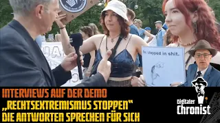 Interviews auf der Demo „Rechtsextremismus stoppen“ Die Antworten sprechen für sich!