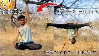 Amazing Outdoor Flip Session | The Forest Nature Vlog - YOGA & Gymnastics | Abhi Choudhary