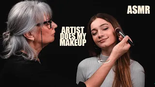 ASMR - MAKE-UP ARTIST does my MAKE-UP! (Makeup tutorial)