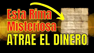 Esta RIMA Misteriosa ATRAE EL DINERO!!! ¿Te gustaría probarla? ¡Abracadabra para el dinero!