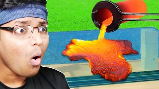 LAVA VS BULLETPROOF GLASS!