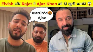 Elvish Yadav and Rajat Dalal Replied to Ajaz Khan  😡 | Carryminati sorry to Ajaz Khan 🫣