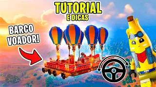 COMO FAZER AVIÃO, CARRO e BARCO VOADOR no FORTNITE LEGO - TUTORIAL e DICAS AVANÇADAS! Fortnite