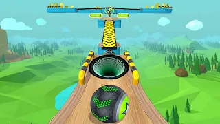 🛡️ Going Balls NEW UPDATE HALLOWEEN Satisfying Mobile Tiktok Gameplay Funny Race Speed Run xcpsd