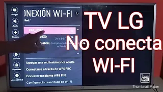 👉No conecta Wifi // Smart tv LG no conecta a wifi solucion efectiva!!!