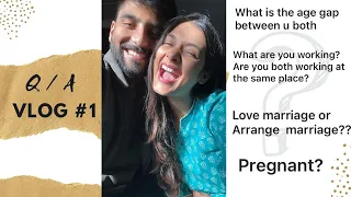 Perfect for each other? | Watch the video to find out| Get to know us | Pooja and Karan Bafna Vlog.