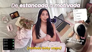 De ESTANCADA a MOTIVADA ✨📈 | Método gentil y alcanzable para superar la procrastinación 💡🌸 Ep. 3