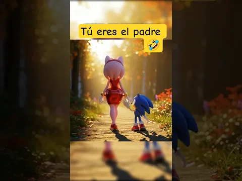 SONIC SERA PAPA 😨 #sonic #comedia #shorts