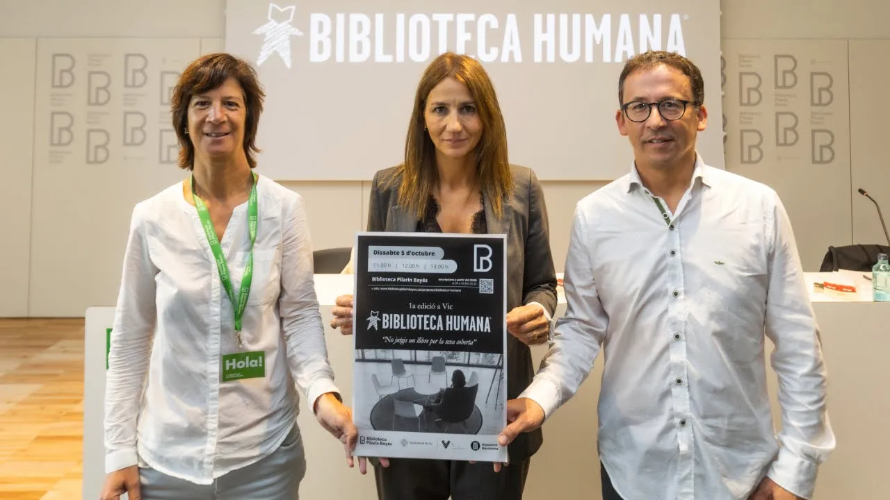 La Pilarin Bayés acollirà la primera edició de la Biblioteca Humana de Vic