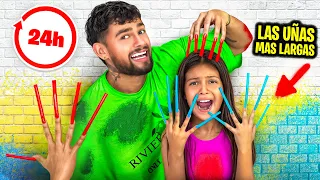 24 HORAS CON UÑAS EXTREMADAMENTE LARGAS | Mario Trujillo