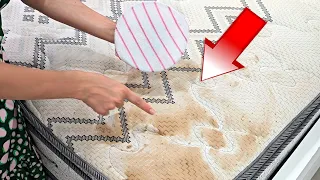 Secreto de las empleadas domesticas para Quitar las Manchas y la Mugre del Colchón, Muebles y Sillón