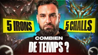 5 FERS VS 5 CHALLENGERS, COMBIEN DE TEMPS PEUVENT ILS TENIR? (Expérience sociale)
