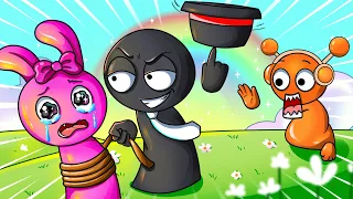 Please save Pinki from Black | A Touching Story | Incredibox Sprunki Animation