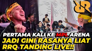 NGEDUKUNG RRQ SECARA LANGSUNG DI MPL ARENA! KETEMU LEMON! GINI TOH RASANYA!
