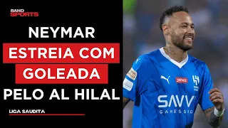 NEYMAR DÁ ASSISTÊNCIA NA ESTREIA - GOLS: AL HILAL 6 X 1 AL RIYADH | LIGA SAUDITA