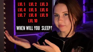 ASMR~Can You Get To Level 10 Before Falling Asleep? (Inspired by @caca_asmr101 )