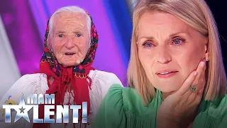 Występ 82-letniej Genowefy doprowadził Małgorzatę do łez! | Mam Talent!