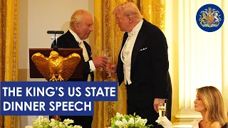 Watch in full: The King's speech at the White House State Dinner, Washington.