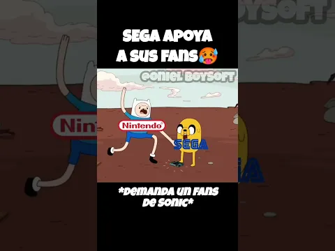 SEGA APOYA A SUS FANS🥵#memes #humor #sega #nintendo #parodia #youtubeshorts #meme