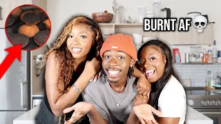 YALL WE BAKED COOKIES.. This Ish Was Burnt AF | 100k Special Ft. @courtreezy @Thereal_tati