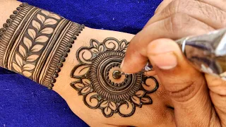 palm mehndi designs for back hand ||mandala mehndi design ||mehandi decoration
