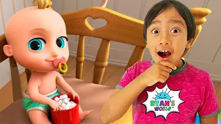 Tag with Ryan vs Baby Johny Johny Yes Papa Run Gameplay #143