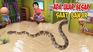 Ada Ular Besar saat Banjir di Rumah Upin ipin , ipin senang ! GTA Lucu