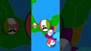 el regreso del imperio mexicano #part2 #shorts #countryballs #humor