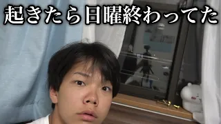 起きたら休日が終わっていて絶望する高校生に密着
