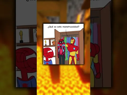 Spiderman muestra sus peores trajes  #humor #comedia #memes #marvel #spiderman #ironman