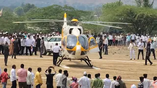 हेलिकॉप्टर एकनाथ शिंदे एन्ट्री ☝️नांदूर शिंगोटे 🚩गोपीनाथ गड 🛕लोकनेता गोपीनाथ मुंडे 🌼लोकार्पण सोहळा