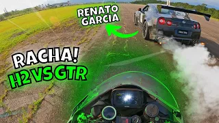ACELEREI MINHA H2 CONTRA O GTR DO RENATO GARCIA! *top speed*