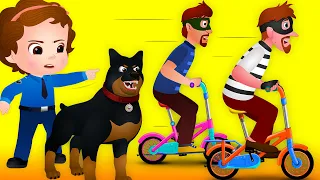 ChuChu TV Police Save The Bicycles - Narrative Story - ChuChu TV Police Fun Cartoons for Kids