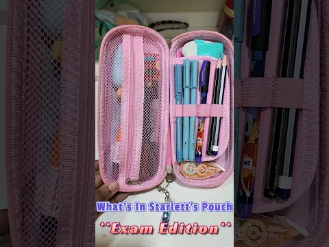 What's In Starlett's Pen/Pencil Pouch✏️*EXAM EDITION* ICSE 6th Grader 2024 BACK TO SCHOOL Supplies😍