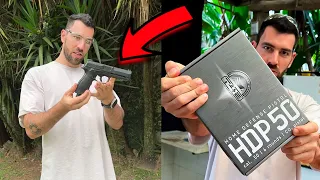 INSANO! Essa pistola de CO2 perfurou o MELÃO igual PAPEL!  😱🤯
