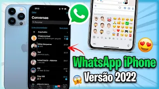 NOVO! COMO DEIXAR O WHATSAPP IGUAL DO IPHONE 13 PRO MAX (VERSÃO 2022)