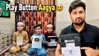 Hamara Silver Play Button Aagya 😍