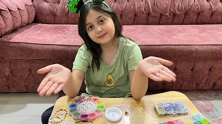 سويت خاتم من الخرز 🧸