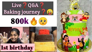 1st birthday cake😍❤️‍🔥Chutti kanamma theme🐒🔥 #1stbirthday #dhanucakes #youtube #trending  #viral