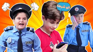 شرطة الاطفال الابطال تمسك الحرامي وتضعه بالسجن 37 #اطفال #اغانى#العاب #شرطة