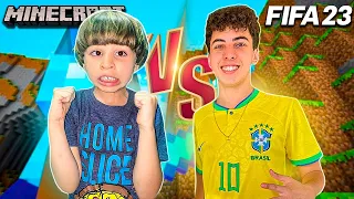 QUEM PERDER NO X1 DESINSTALA O MINECRAFT!! ELE CHOROU??