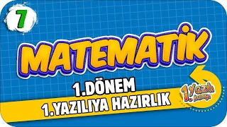 7. Sınıf Matematik 1.Dönem 1.Yazılıya Hazırlık | 2021 📝