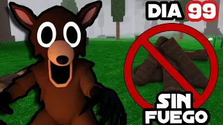 ¿Se puede sobrevivir SIN FOGATA en 99 noches en el bosque? | Roblox