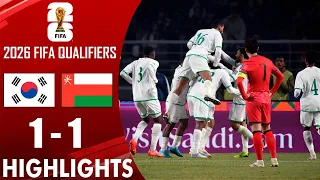 أهداف وملخصات مباراة كوريا الجنوبية وعمان 1-1 | تصفيات كأس العالم 2026